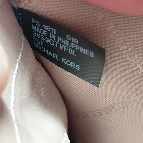 Michael Kors Womens Wallet Ballet Pink Saffiano Slim Bifold Handbag Card Holder - Picture 7 of 10